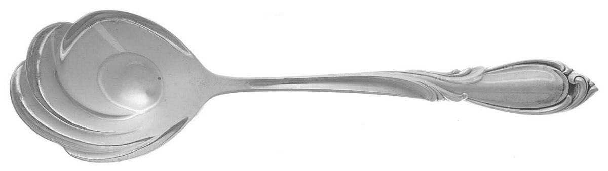 Rhapsody-New (Sterling, 1957) Sugar Shell Spoon by International Silver-1
