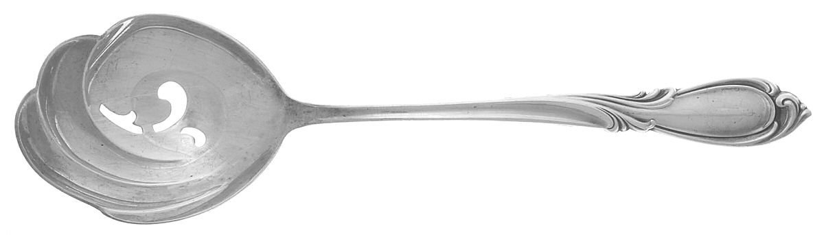 Rhapsody-New (Sterling, 1957) Pierced Tablespoon (Serving Spoon) by International Silver-1
