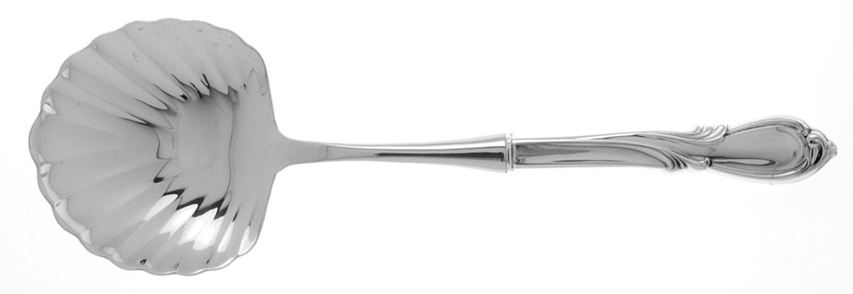 Rhapsody-New (Sterling, 1957) Casserole Spoon with Stainless Shell Bowl by International Silver-1