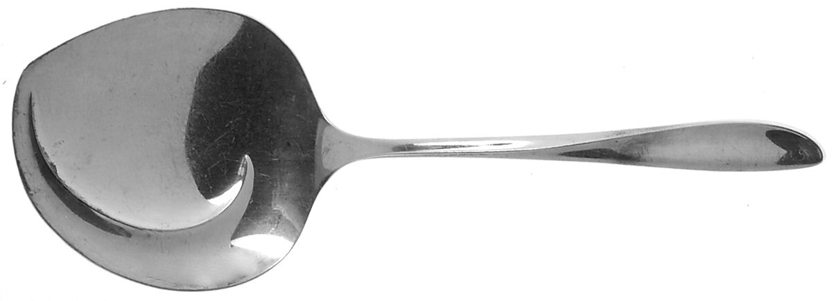 Rhythmic (Silverplate, 1957) Tomato Server, Solid Piece by International Silver-1