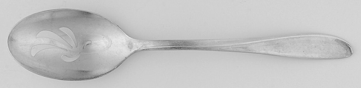 Rhythmic (Silverplate, 1957) Pierced Tablespoon (Serving Spoon) by International Silver-1