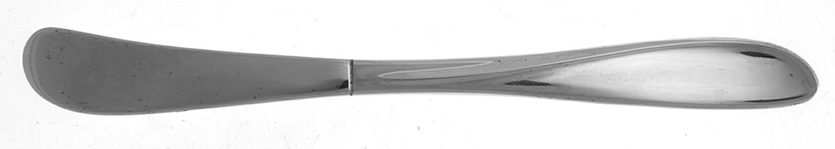 Rhythmic (Silverplate, 1957) Flat Handle Butter Spreader by International Silver-1