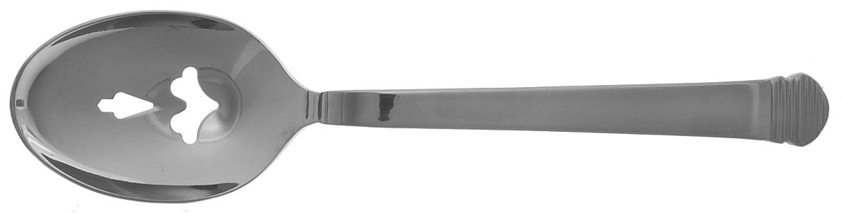 Rhythm (Stainless) Pierced Tablespoon (Serving Spoon) by International Silver-1