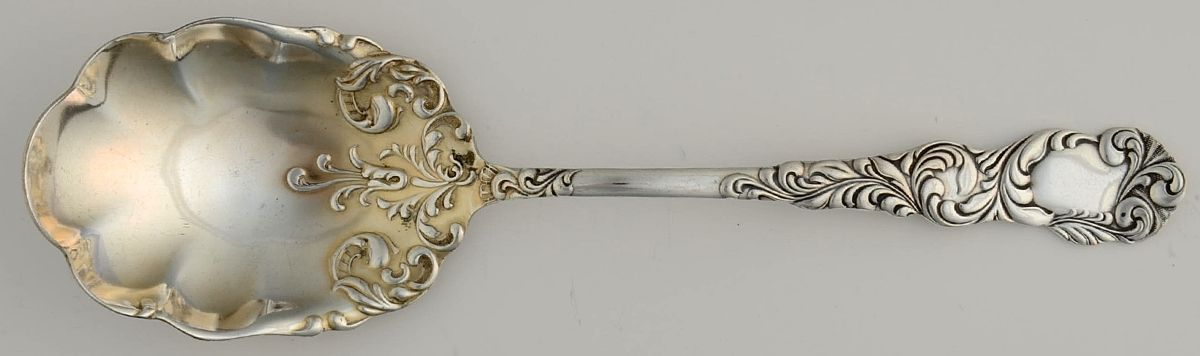 Rialto (Silverplate, 1894) Preserve Spoon by International Silver-1