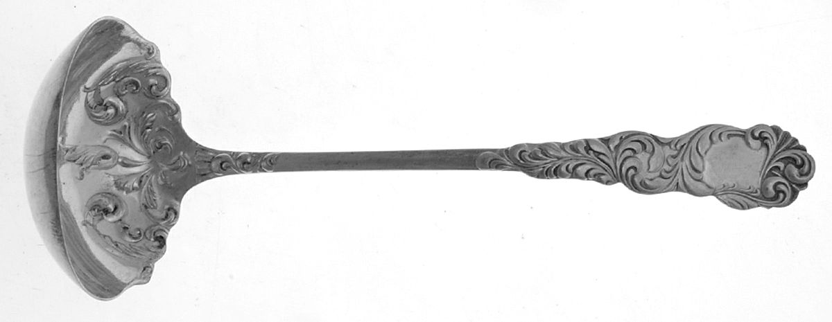 Rialto (Silverplate, 1894) Solid Gravy Ladle by International Silver-1