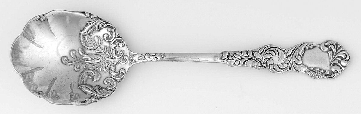 Rialto (Silverplate, 1894) Sugar Shell Spoon by International Silver-1