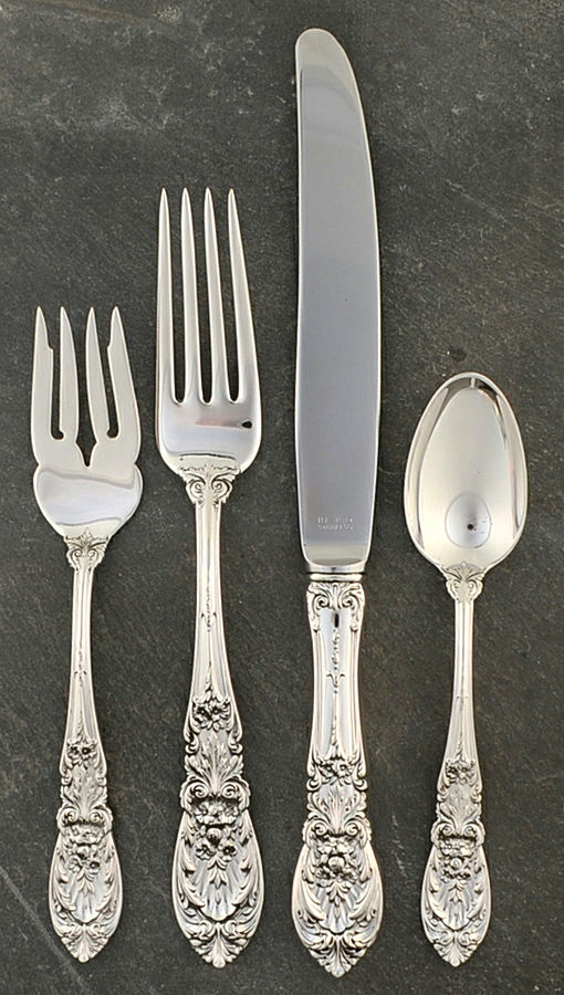 Richelieu (Sterling, 1935) 4 Piece Dinner Size Setting by International Silver-1