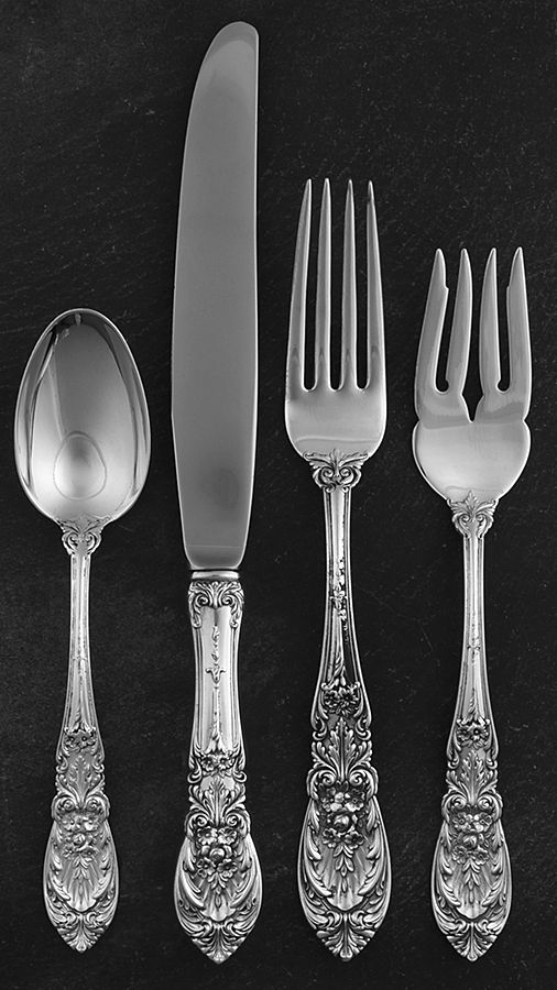 Richelieu (Sterling, 1935) 4 Piece Place Size Setting by International Silver-1