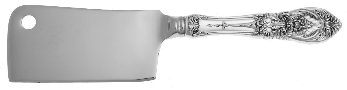Richelieu (Sterling, 1935) Cheese Cleaver with Stainless Blade HC by International Silver-1
