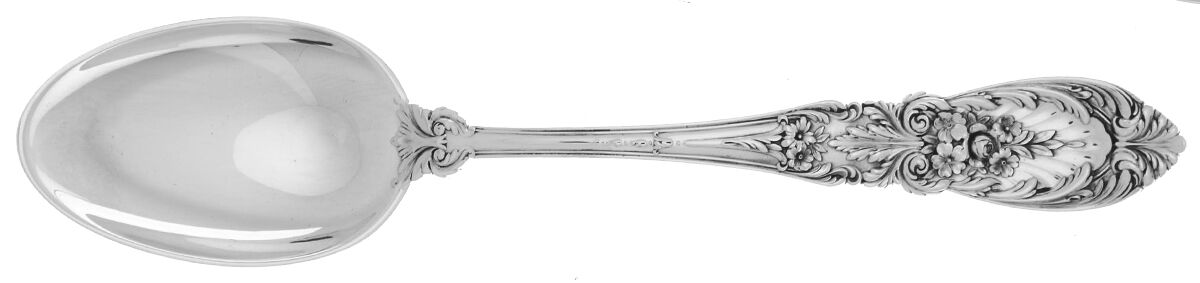 Richelieu (Sterling, 1935) Monogrammed Oval Dessert/Soup Spoon by International Silver-1