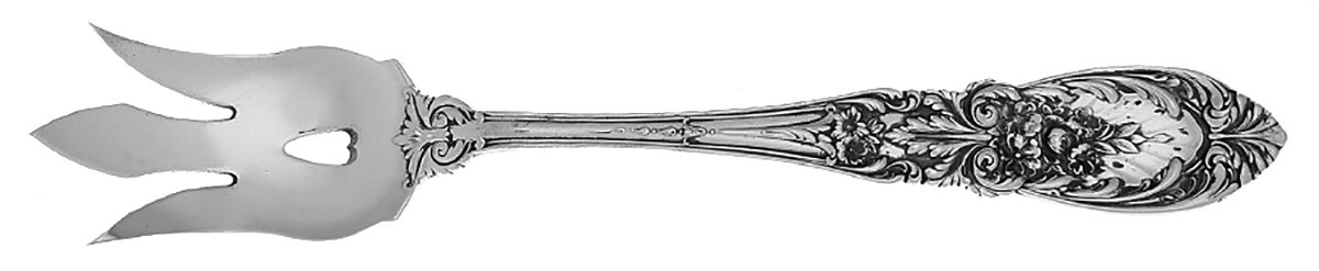 Richelieu (Sterling, 1935) Lettuce Serving Fork Large HC by International Silver-1