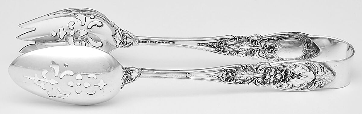 Richelieu (Sterling, 1935) Ice Serving Tongs Small HC by International Silver-1