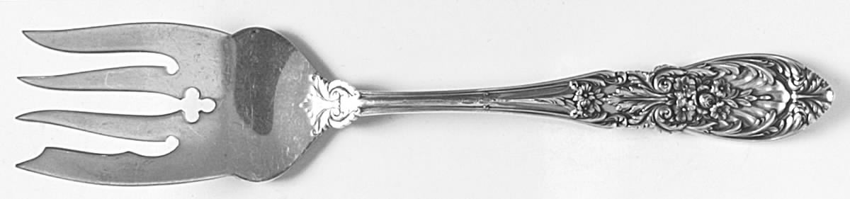 Richelieu (Sterling, 1935) Small Solid Cold Meat Serving Fork by International Silver-1