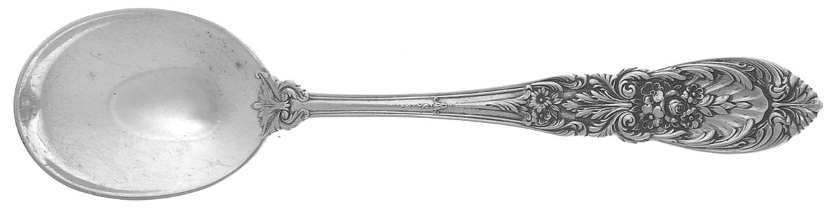 Richelieu (Sterling, 1935) Round Bowl Soup Spoon (Cream Soup) by International Silver-1