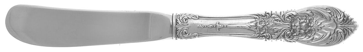 Richelieu (Sterling, 1935) Butter Spreader Hollow Hdl-Paddle/Stainless Blade by International Silver-1