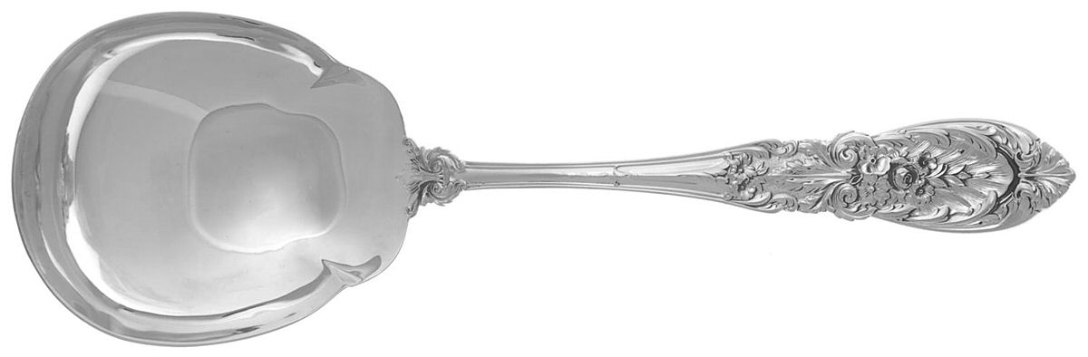 Richelieu (Sterling, 1935) Small Solid Berry/Casserole Spoon by International Silver-1