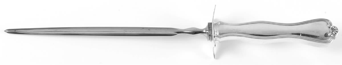 Richmond (Sterling, 1910) Large Roast Steel Rod Knife Sharpener by International Silver-1