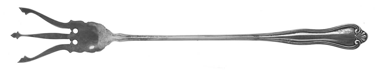 Richmond (Sterling, 1910) Large Lettuce Serving Fork by International Silver-1