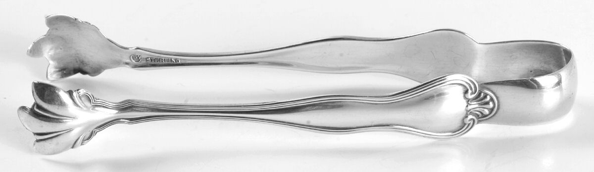 Richmond (Sterling, 1910) Large Sugar Tongs by International Silver-1