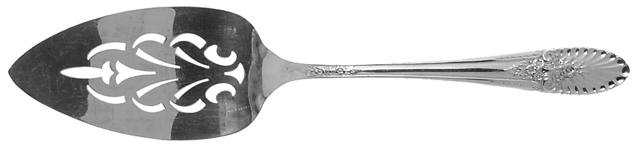 Rivera Revisited (Silverplate, 1954) Solid Pierced Pie Server by International Silver-1