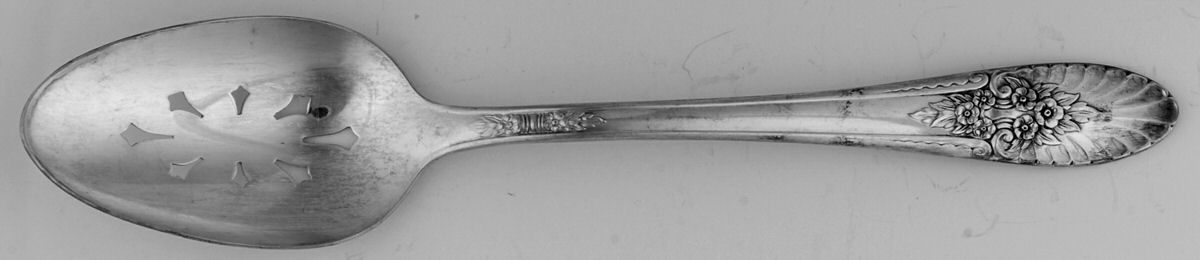 Rivera Revisited (Silverplate, 1954) Pierced Tablespoon (Serving Spoon) by International Silver-1