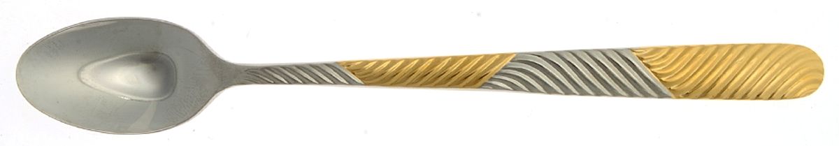 Riviera (Stainless, Gold Accent) Iced Tea Spoon by International Silver-1