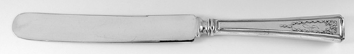 Roanoke (Silverplate, 1913) Monogramed Old French Hollow Knife by International Silver-1