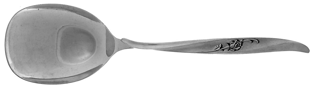 Rose Ballet (Sterling, 1962) Solid Smooth Casserole Spoon by International Silver-1