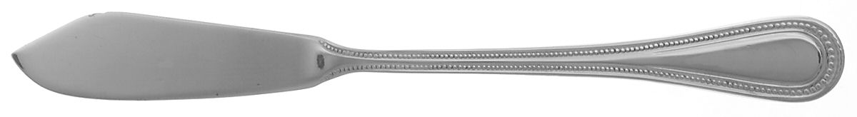 Royal Bead (Stainless) Flat Handle Master Butter Knife by International Silver-1
