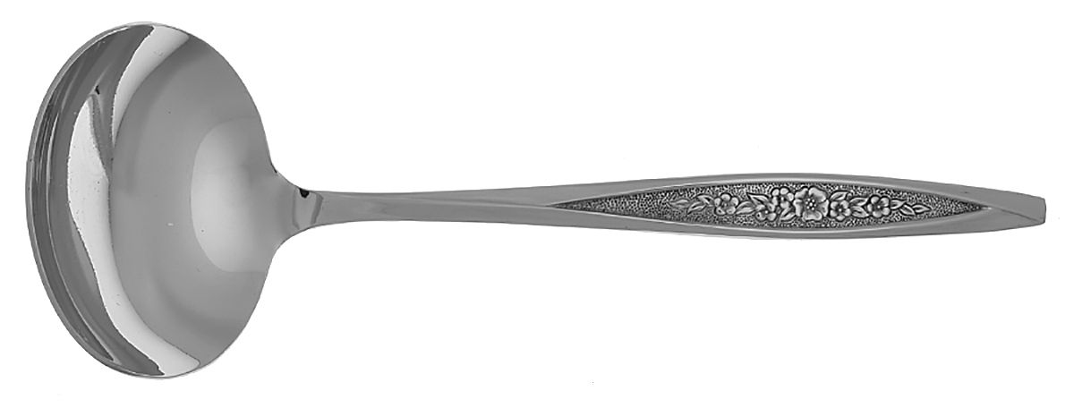 Royal Bouquet (Stainls) Solid Gravy Ladle by International Silver-1