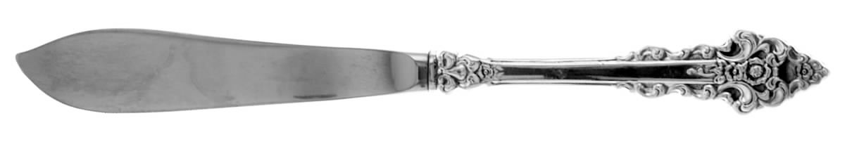 Rochambeau (Silverplate, 1976) Hollow Handle Master Butter Knife by International Silver-1