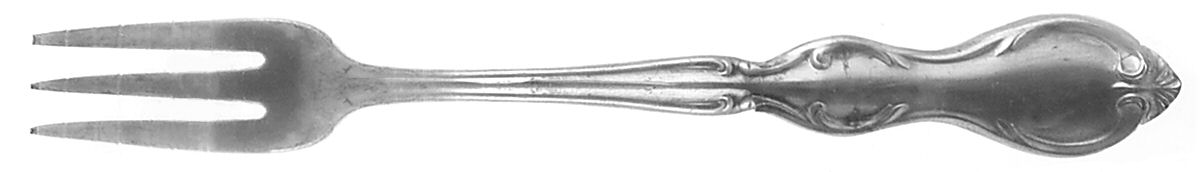 Rochelle (Silverplate, 1946) Cocktail/Seafood Fork by International Silver-1