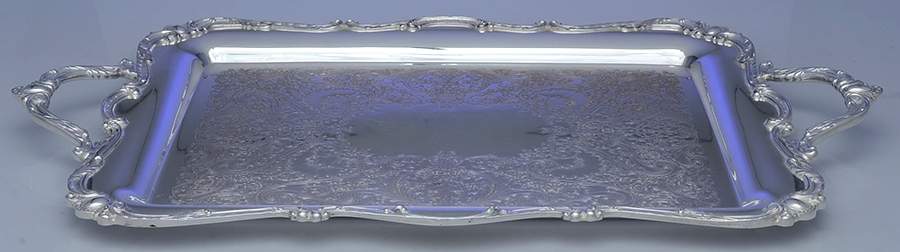 Rochelle (Silverplate, Hollowware) 19" Waiter Tray by International Silver-1