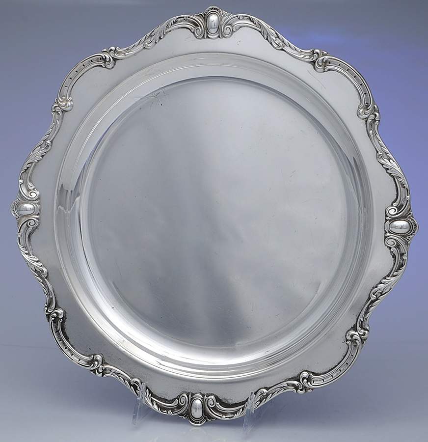 Rochelle (Silverplate, Hollowware) 13" Silverplate Buffet Dish/Tray by International Silver-1