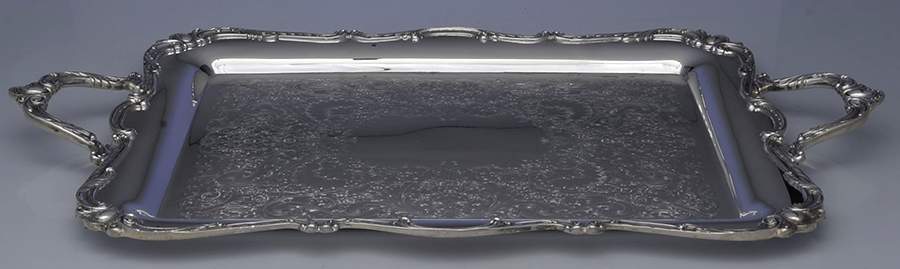 Rochelle (Silverplate, Hollowware) 18" Waiter Tray by International Silver-1