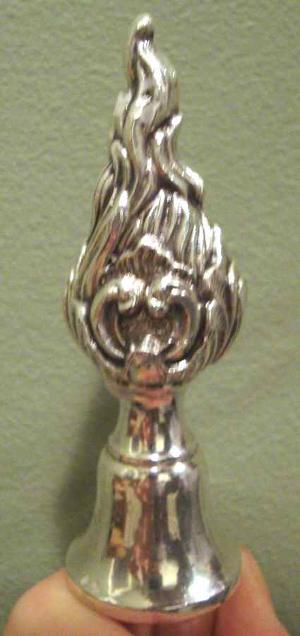 Rococo (Silverplate, Hollowware) Candelabra Finial by International Silver-1