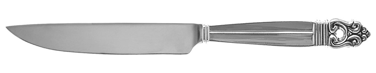 Royal Danish (Sterling, 1939) Steak Knife Individual Hollow, No Serrate HC by International Silver-1