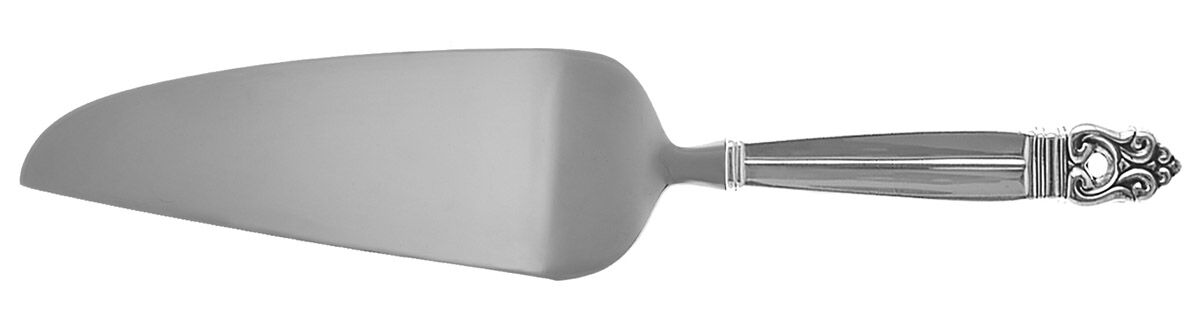 Royal Danish (Sterling, 1939) Pie and Cake Server with Stainless Blade HC by International Silver-1