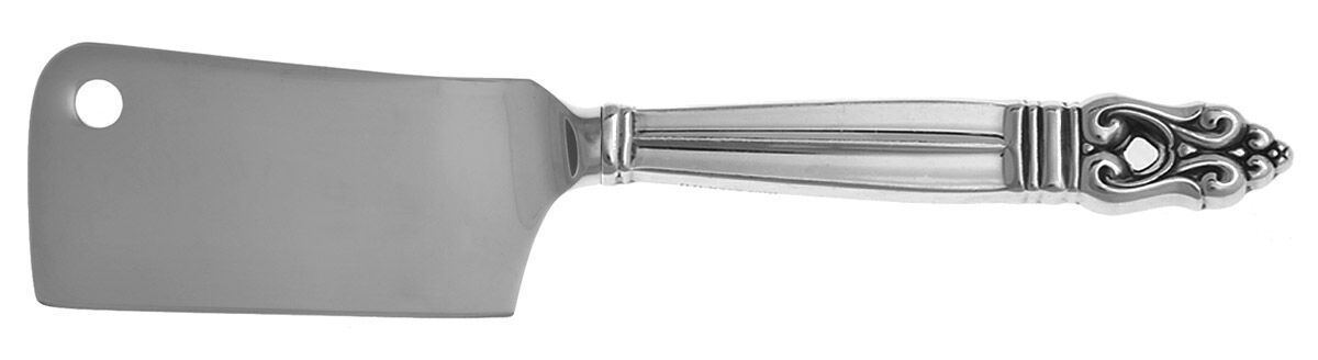 Royal Danish (Sterling, 1939) Cheese Cleaver with Stainless Blade HC by International Silver-1