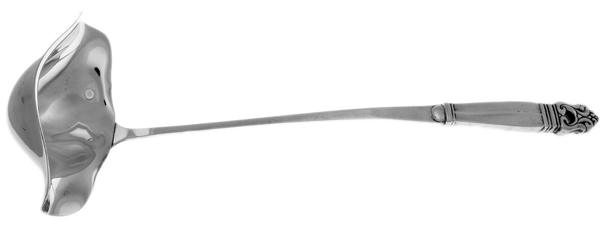 Royal Danish (Sterling, 1939) Hollow Handle Punch Ladle with Solid Bowl by International Silver-1