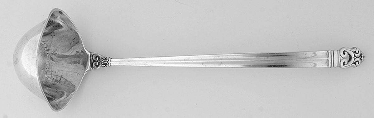 Royal Danish (Sterling, 1939) Sauce Ladle, Solid Piece by International Silver-1