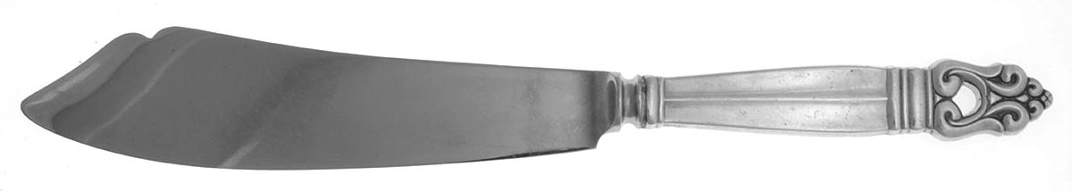 Royal Danish (Sterling, 1939) Ice Cream Serving Knife with Stainless Blade by International Silver-1