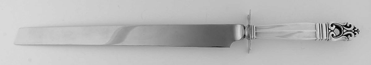 Royal Danish (Sterling, 1939) Ham Slicer W/Stainless Blade by International Silver-1
