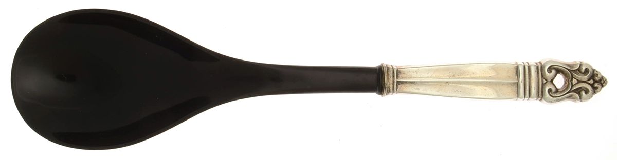 Royal Danish (Sterling, 1939) Salad Serving Spoon with Plastic Bowl by International Silver-1