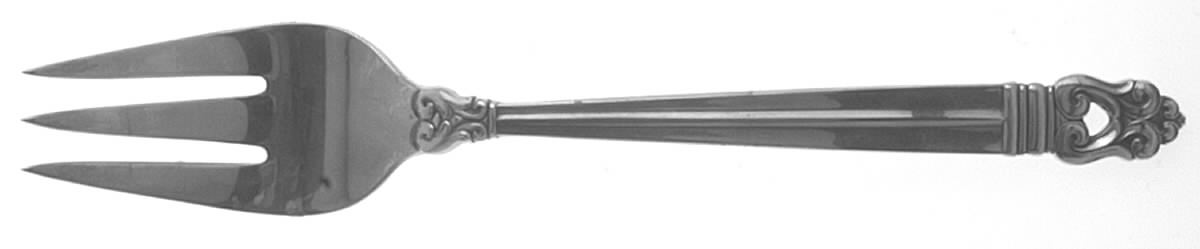 Royal Danish (Sterling, 1939) Individual Salad Fork by International Silver-1