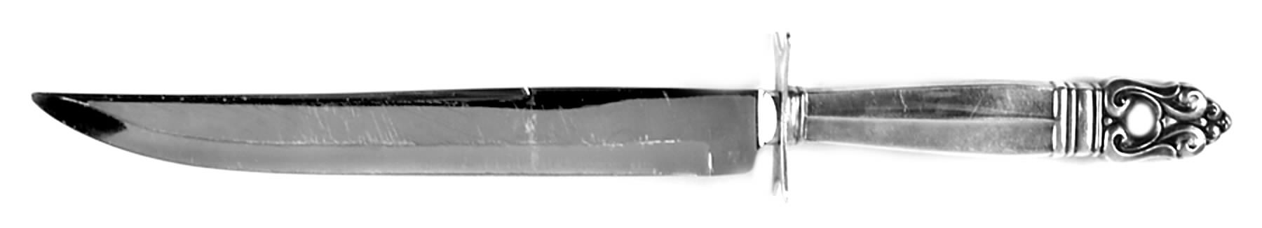 Royal Danish (Sterling, 1939) Small Steak Carving Knife with Stainless Blade by International Silver-1