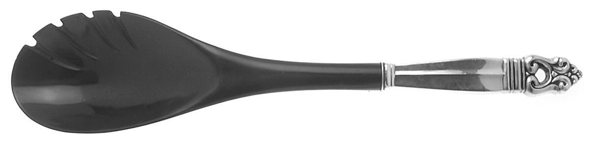 Royal Danish (Sterling, 1939) Salad Serving Fork with Plastic Prongs by International Silver-1