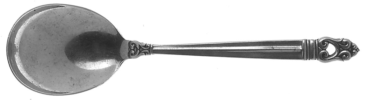Royal Danish (Sterling, 1939) Large Chocolate Spoon by International Silver-1