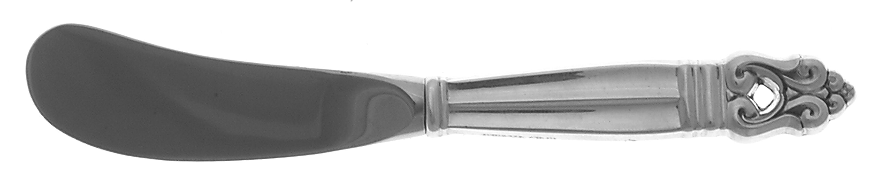 Royal Danish (Sterling, 1939) Butter Spreader Hollow Hdl-Paddle/Stainless Blade by International Silver-1