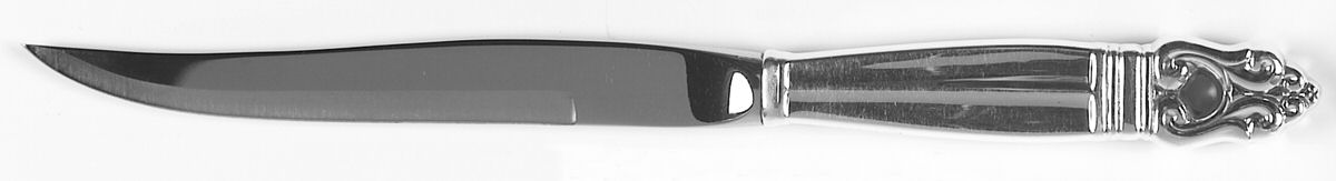 Royal Danish (Sterling, 1939) Individual Steak Knife w/Bevel Blade by International Silver-1